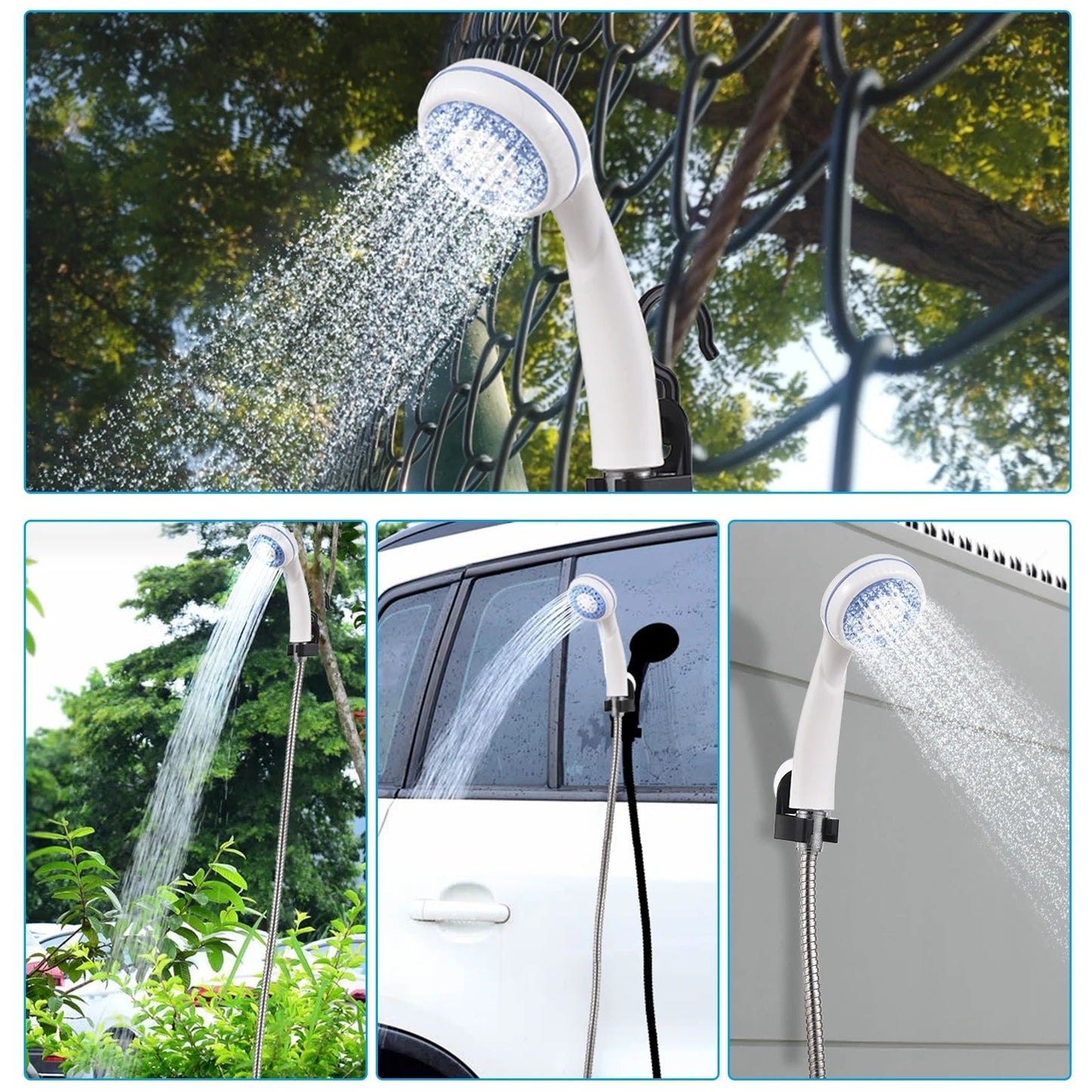 RinseSplash™ | This portable shower system is your secret to staying fresh