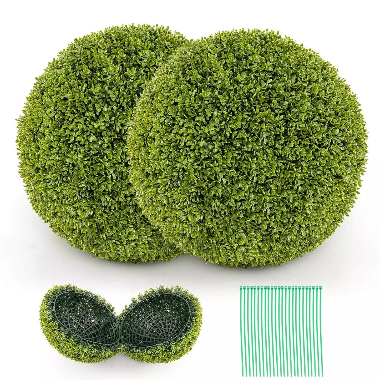 Boxora™ | 2 pieces 50cm artificial boxwood plant