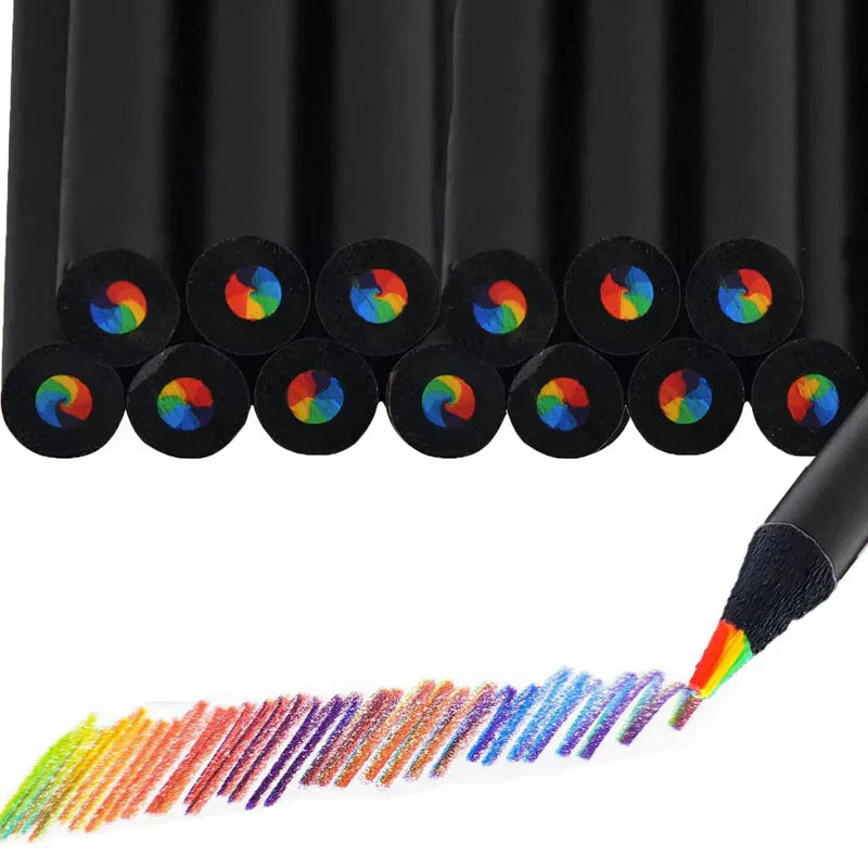 ColorWhirl™ – Rainbow colored pencil with 7 colors