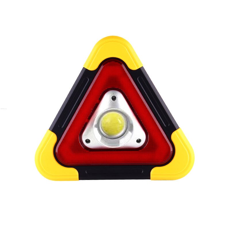 SolarAlert™ | 2-in-1 solar-powered triangular roadside warning light