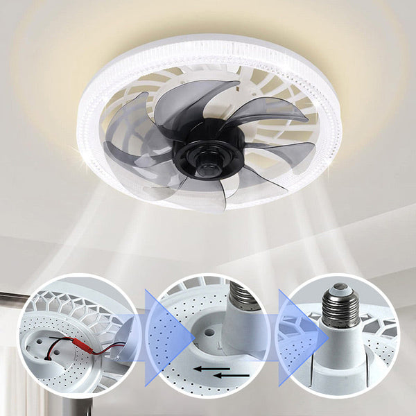 LumenBreeze™ | Remote-controlled, adjustable ceiling fan