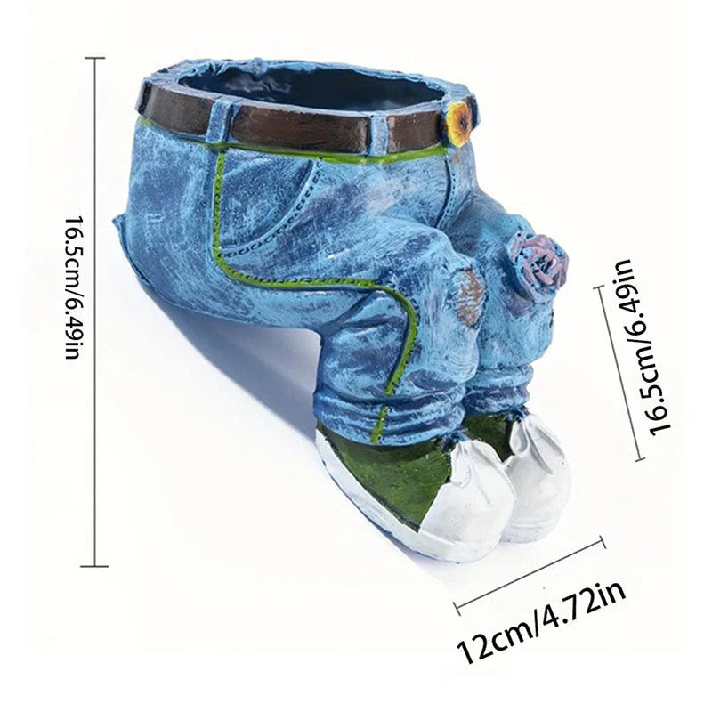 BloomPants™ | Creative 3D denim flowerpot design