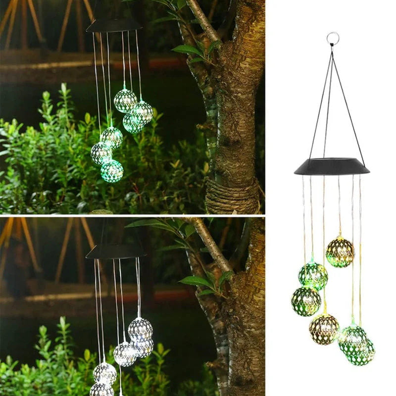 Solara™ | Waterproof outdoor solar wind chime