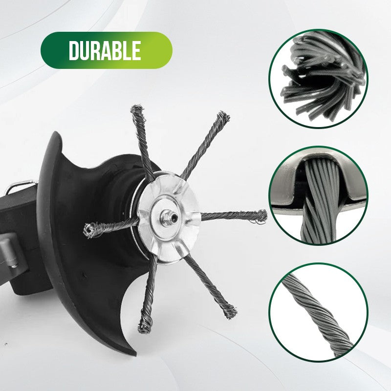 LithoTrim™ | Lithium-ion battery-powered lawn mower with steel cable