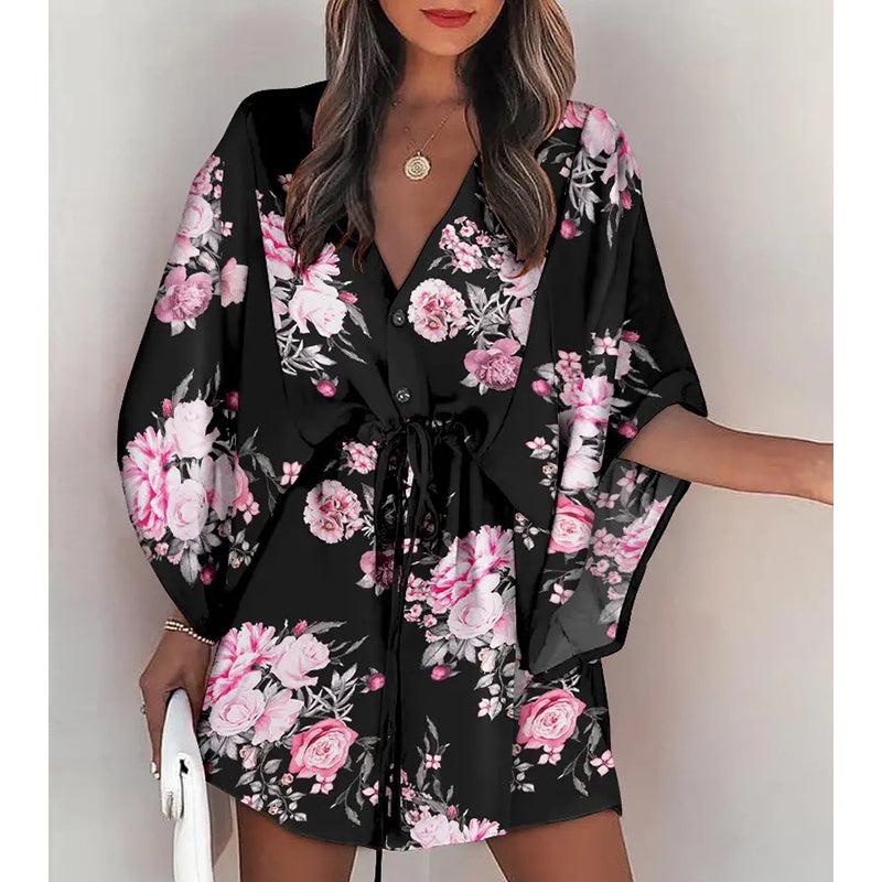 WOLFF™ | Elegant summer set with a floral print