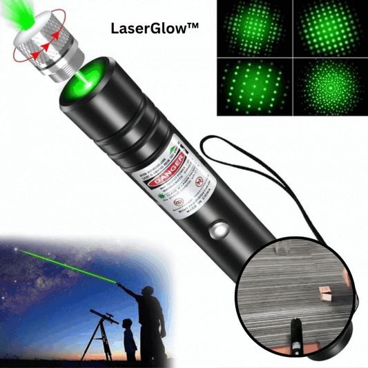Rot-grünes Laserlicht für festliche Außenbeleuchtung