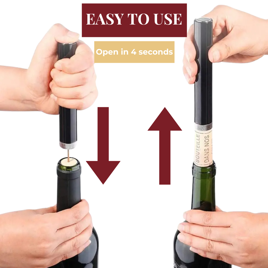 Luxuriöser Automatischer Weinöffner Eleganter Korkenzieher für Einfaches Ausgießen