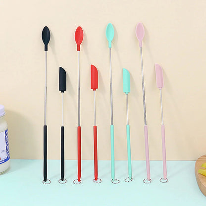 Set aus Mini-Silikon-Spateln für Backen und Kochen