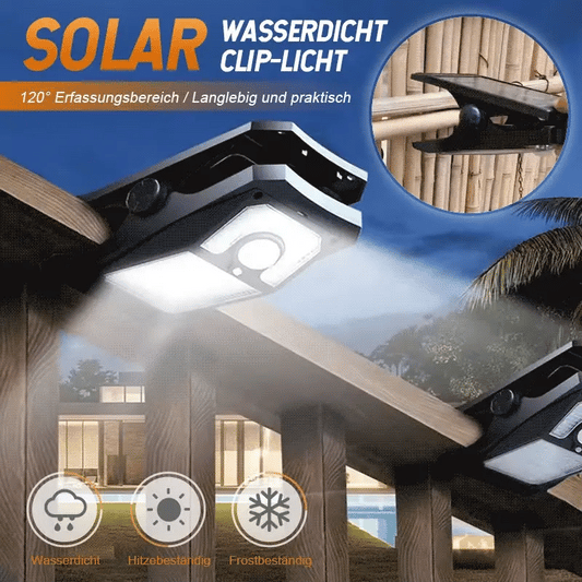 SolGlow™ – Waterproof solar clip light for all weather