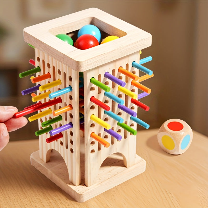 50% RABATT | Milos Zauberturm – Dreifach-Holzspielset [Letzter Tag Rabatt]