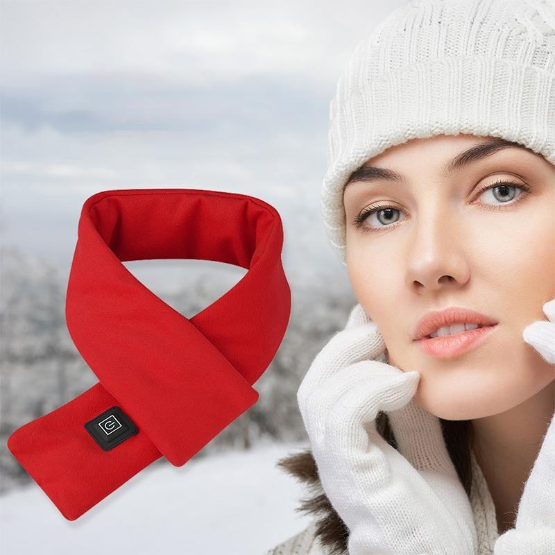 Gemütlicher elektrisch beheizter Schal für Winterwärme