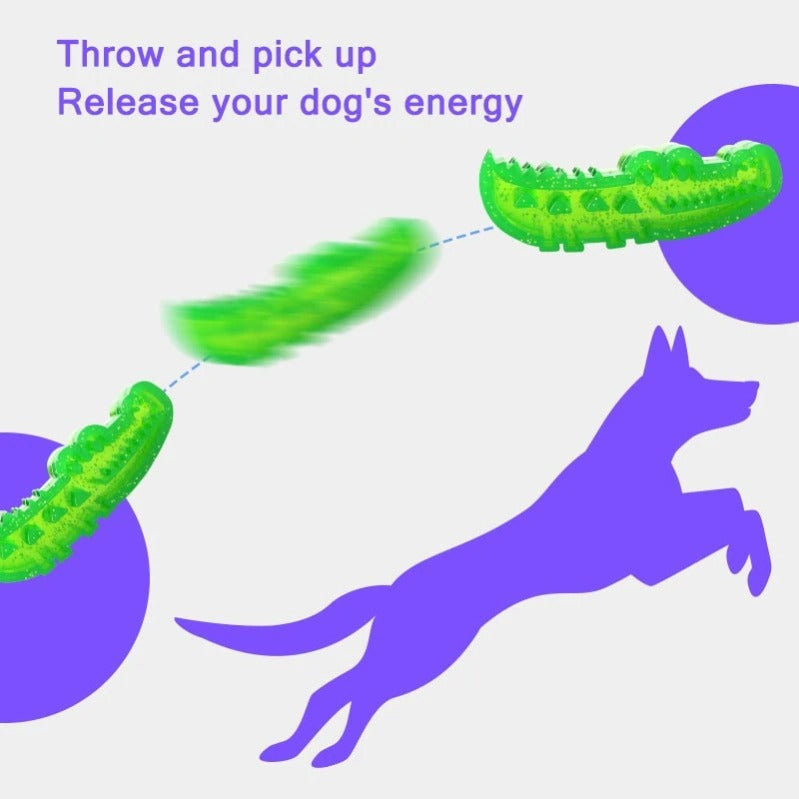 SnackSaver™ - Interaktives Krokodil-Hundespielzeug