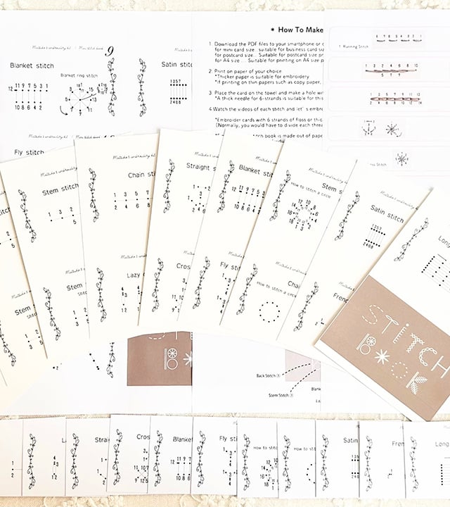 StitchBook™ – Creative Mini Sewing Stitch Book