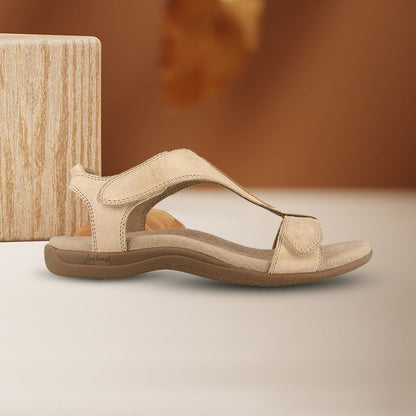 Aalida™ | Wedge sandals with velcro closure