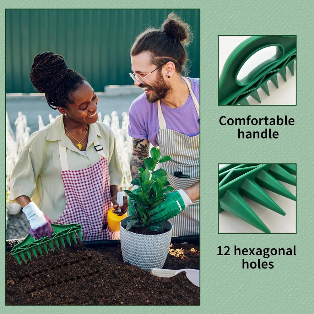 SeedAlign™ – Präzisions-Pflanzstöpsel für gleichmäßiges Aussäen im Garten