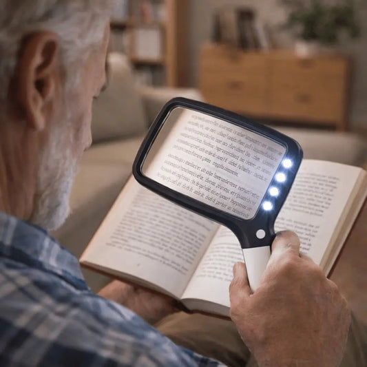ClarityLite™ - LED-Handlupe für einfaches Lesen