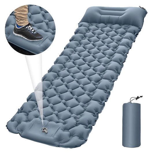 SleepCamp™ | Quick-inflating mattress with integrated pillow