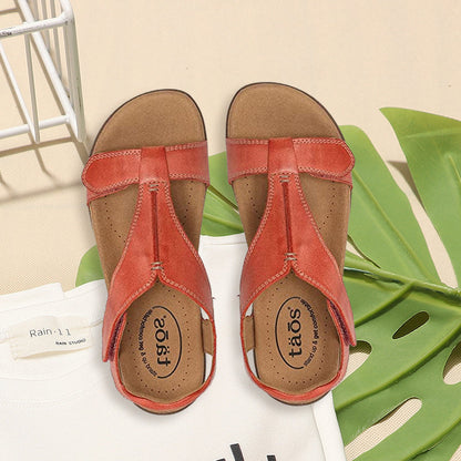 Aalida™ | Wedge sandals with velcro closure