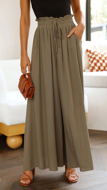 Wide Style™ | Women's Wide-Leg Casual Pants