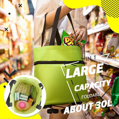50% off | TrutnShop™ - 2-in-1 Foldable Shopping Trolley Bag! [Last Day Discount]