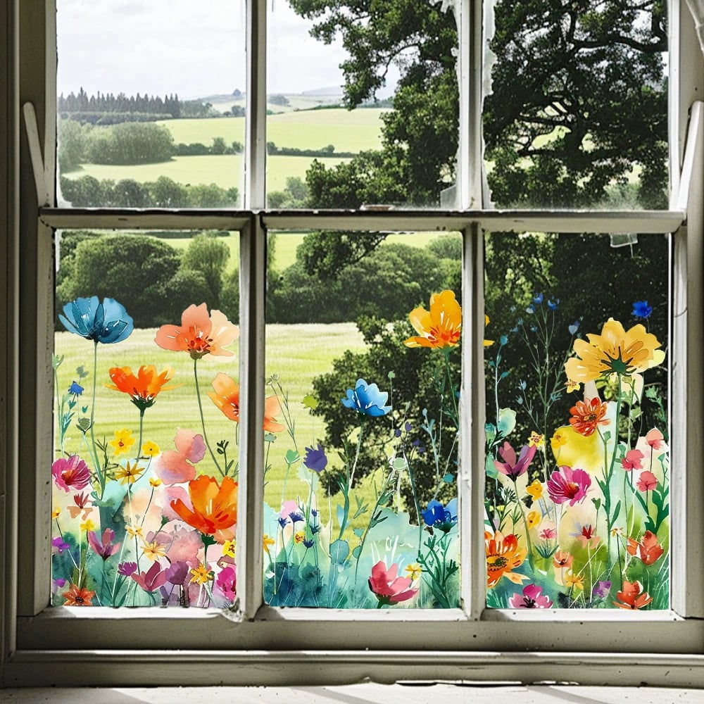 Petaluxe™ | Colorful flower stickers for your window!