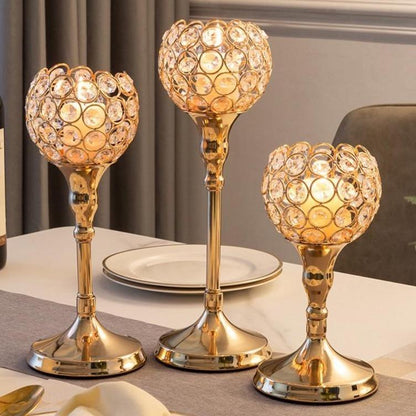 Vintage Metallkerzenhalter Mittelstück für elegante Dekoration