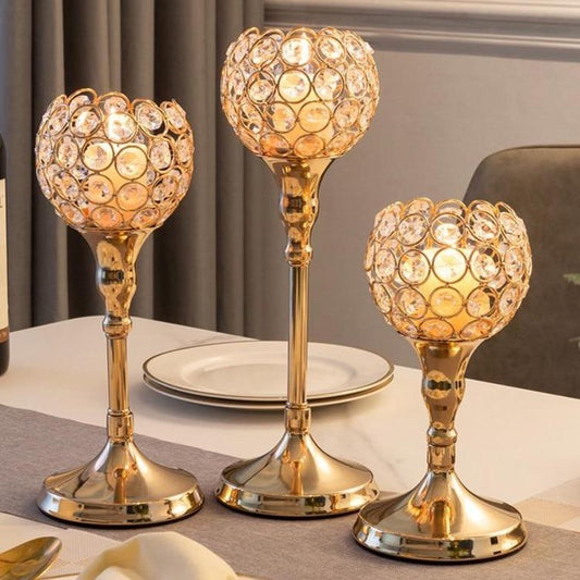 Vintage Metallkerzenhalter Mittelstück für elegante Dekoration