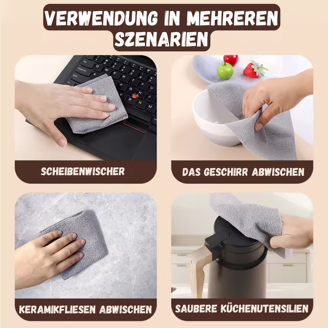 Ultraleichte Mikrofaser-Reinigungstücher für den täglichen Gebrauch
