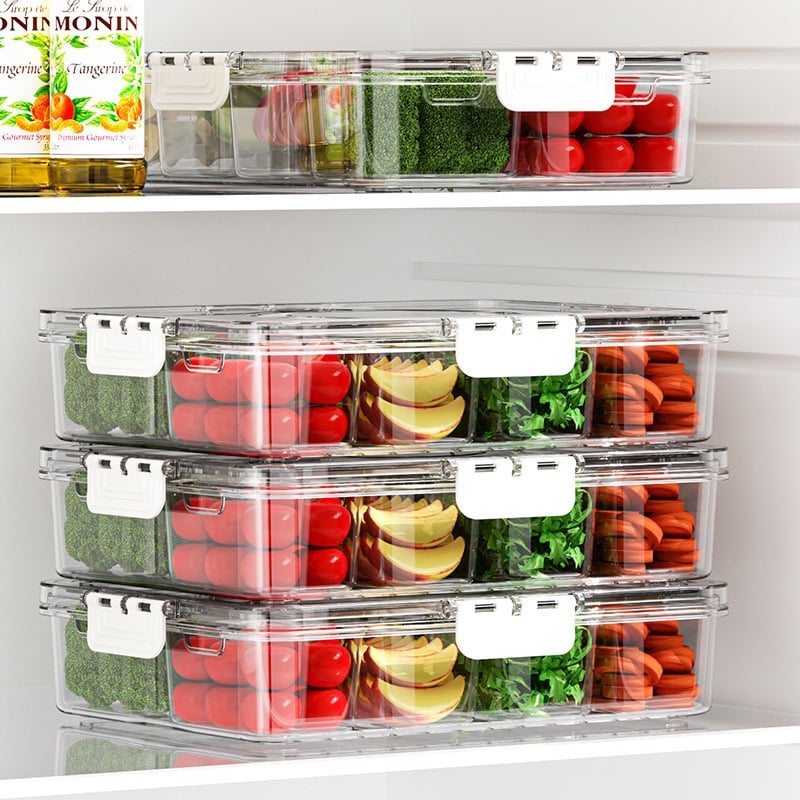 SnackEase™ - Tragbare Snackbox mit sicherem Deckel