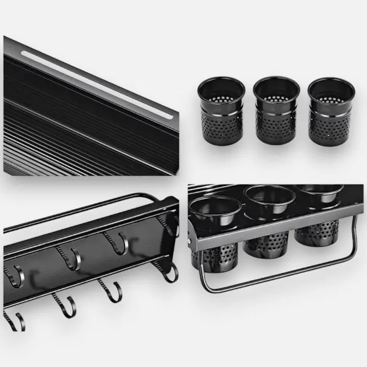 OrderlyNest™ - Küchen-Wandregal-Organizer