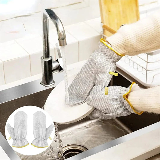 1+1 GRATIS | CleanGuard™ - Wasserdichte Alu-Geschirrspülhandschuhe [Letzter Tag Rabatt]