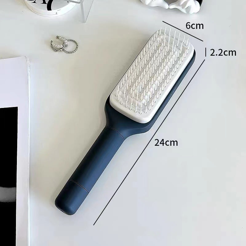 4-in-1 Selbstreinigende Antistatische Haarbürste und Kopfhautmassagegerät