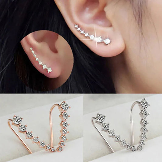 Holly™ - Diamond earrings with seven stars