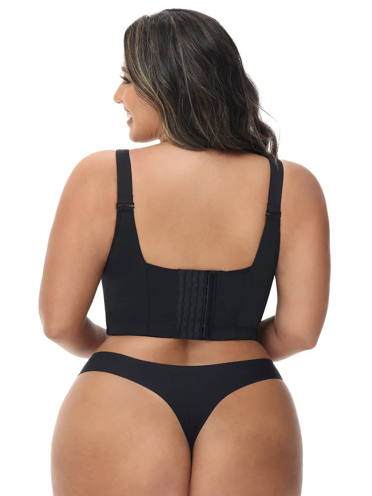 PushUpBra™ – Smoothing back support bra with push-up effect