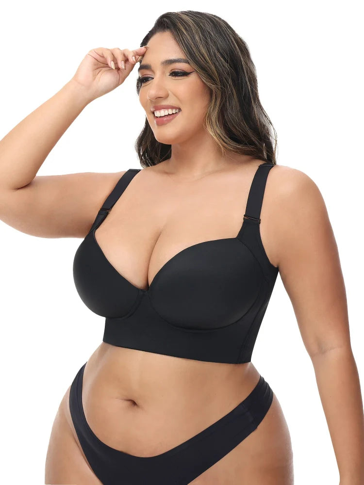 PushUpBra™ – Smoothing back support bra with push-up effect