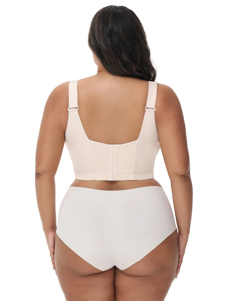PushUpBra™ – Smoothing back support bra with push-up effect