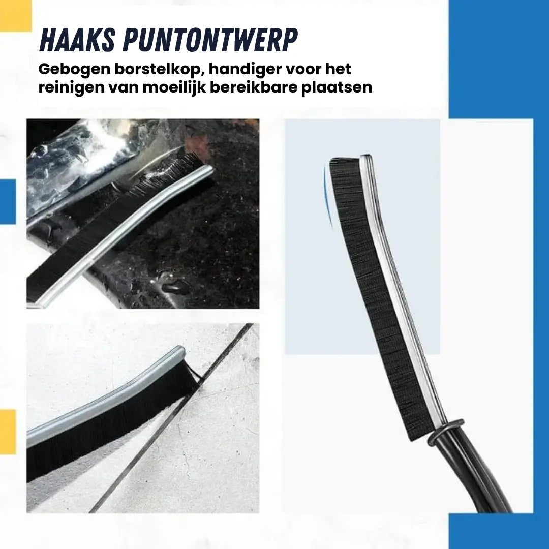 GrimeGuard™ | Hard Bristle Grout Brush