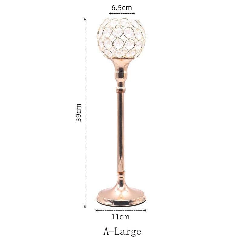Vintage Metallkerzenhalter Mittelstück für elegante Dekoration