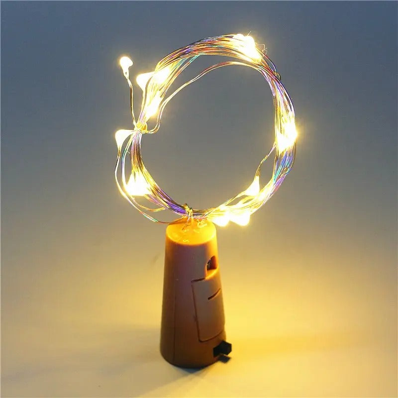 Snowstar™ – LED Bottle Cork String Lights | Holiday Collection
