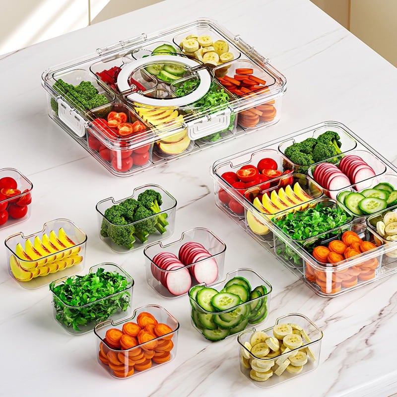 SnackEase™ - Tragbare Snackbox mit sicherem Deckel