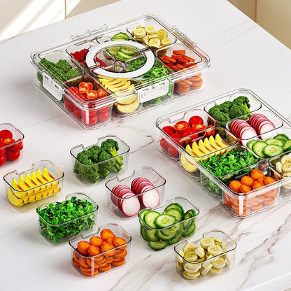 SnackEase™ - Tragbare Snackbox mit sicherem Deckel