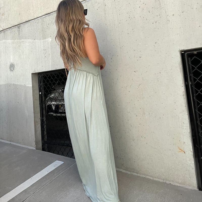 NovaStyle™ | Slit Casual Simple Loose Maxi Long Dress 