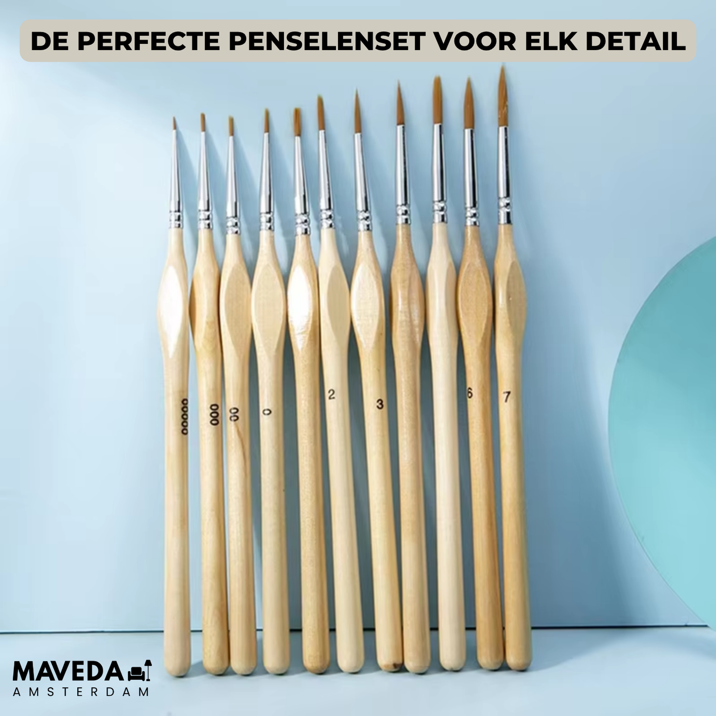PrecisionCraft™ - 11-teiliges Feindetail-Pinselset