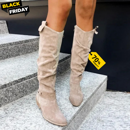 Carla™ - Luxury Leather Women's Boots