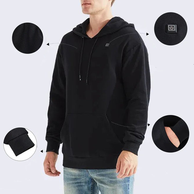 ThermoHood™ – USB beheizter Hoodie Pullover