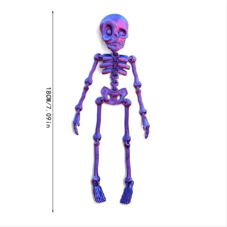 Gruseliger Skelett Kühlschrankmagnet für Halloween-Dekor
