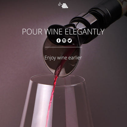 VinoSeal™ - 2-in-1 Rotweinverschluss und Ausgießer