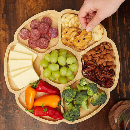 SnackEase™ - Abnehmbares Geteiltes Servierbrett für Snacks