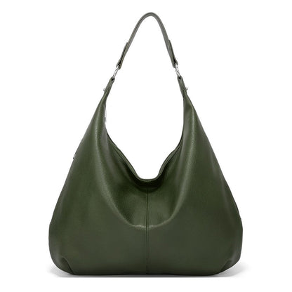Alva™ | Simple large shoulder bag in solid color