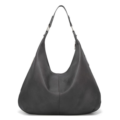 Alva™ | Simple large shoulder bag in solid color